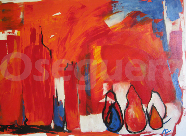 Bodeg&oacute;n - Botellas y Peras