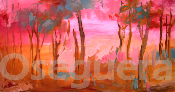 Paisaje al atardecer